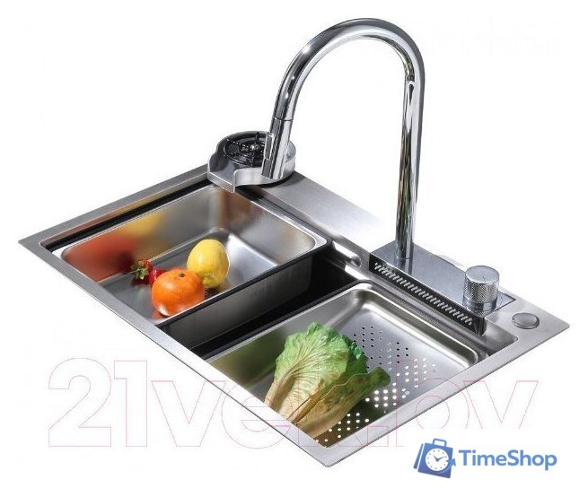 Кухонная мойка Abber Wasser Kreis AF2194 (хром) - Изображение №1 — Интернет-магазин Time-Shop