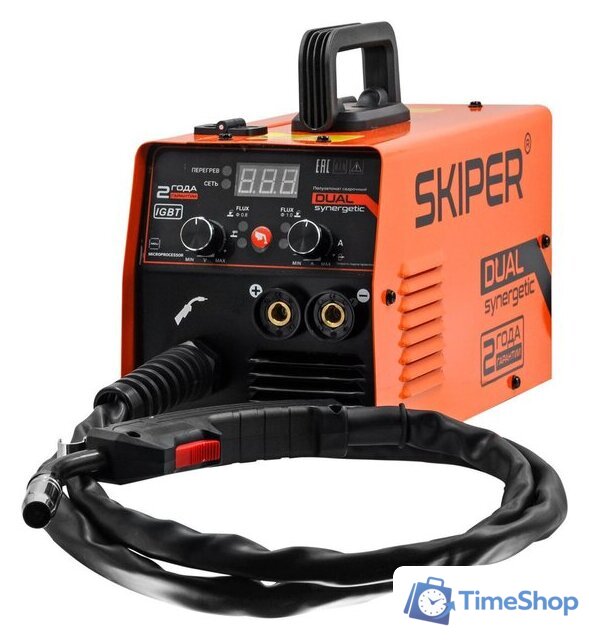 Сварочный инвертор Skiper FLUX/MMA-210D-9 - Изображение №2 — Интернет-магазин Time-Shop