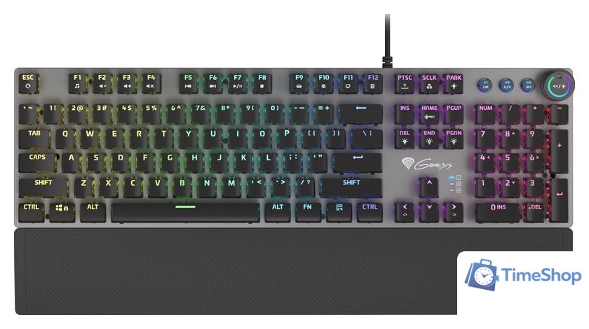 Клавиатура Genesis Thor 380 RGB (нет кириллицы) - Изображение №1 — Интернет-магазин Time-Shop