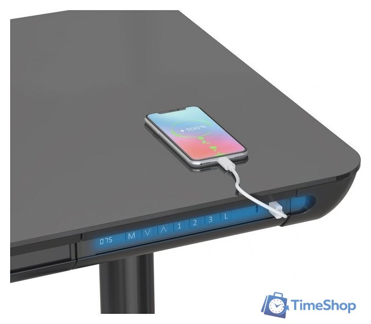 Стол CACTUS CS-EGD-BK-LED - Изображение №4 — Интернет-магазин Time-Shop