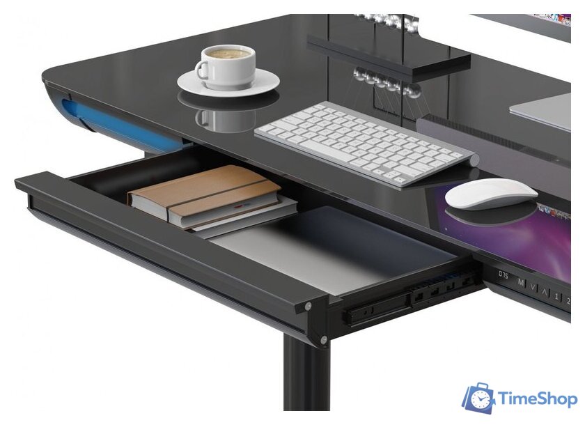 Стол CACTUS CS-EGD-BK-LED - Изображение №5 — Интернет-магазин Time-Shop