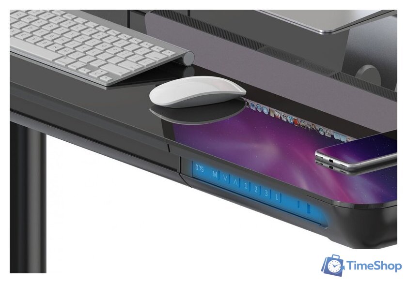 Стол CACTUS CS-EGD-BK-LED - Изображение №6 — Интернет-магазин Time-Shop