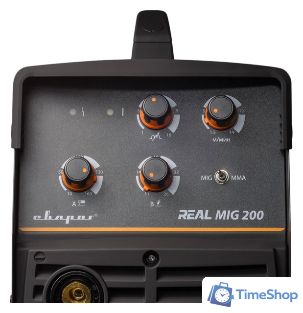 Сварочный инвертор Сварог Real MIG 200 N24002N (черный) - Изображение №3 — Интернет-магазин Time-Shop