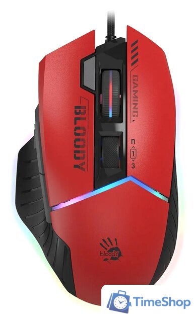 Игровая мышь A4Tech Bloody W95 Max Sports (красный) - Изображение №1 — Интернет-магазин Time-Shop