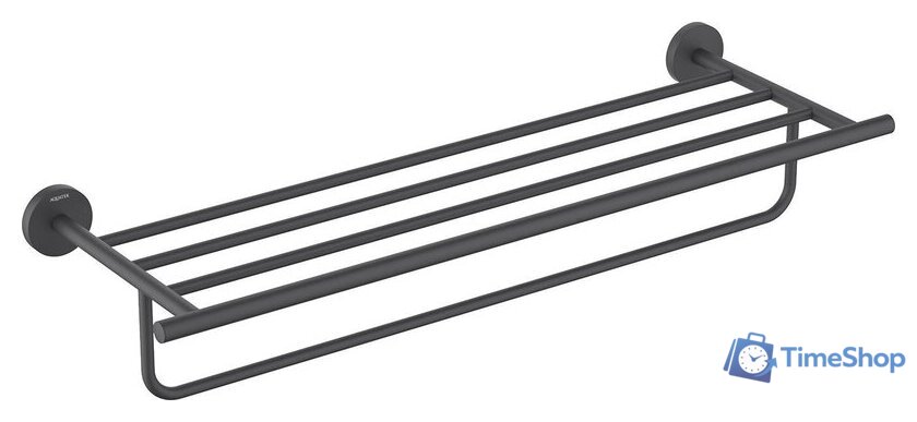 Полка для полотенца Aquatek Оберон AQ4215MB (черный матовый) - Изображение №1 — Интернет-магазин Time-Shop