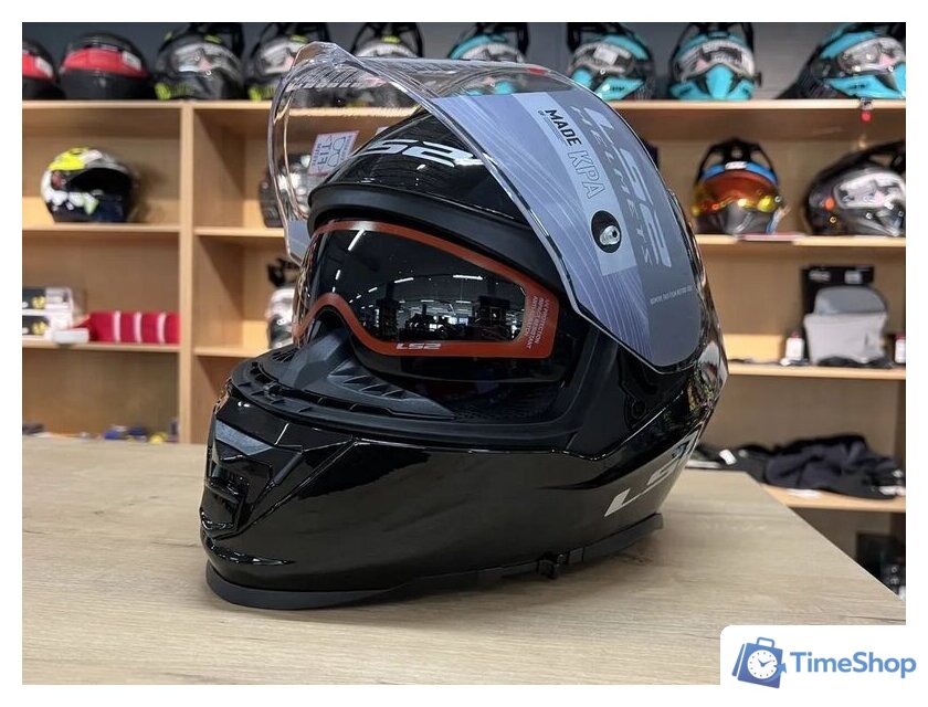 Мотошлем LS2 FF800 Storm Solid (L, черный) - Изображение №9 — Интернет-магазин Time-Shop