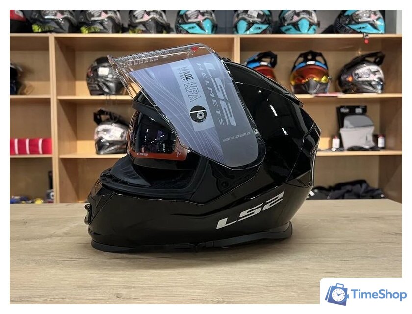 Мотошлем LS2 FF800 Storm Solid (L, черный) - Изображение №14 — Интернет-магазин Time-Shop