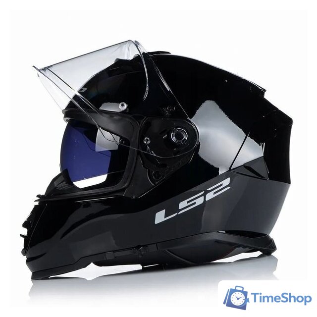 Мотошлем LS2 FF800 Storm Solid (L, черный) - Изображение №7 — Интернет-магазин Time-Shop