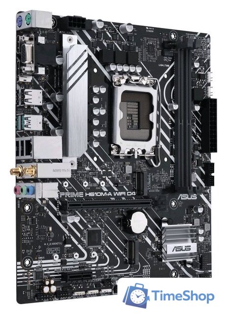 Материнская плата ASUS Prime H610M-A WiFi D4 - Изображение №2 — Интернет-магазин Time-Shop