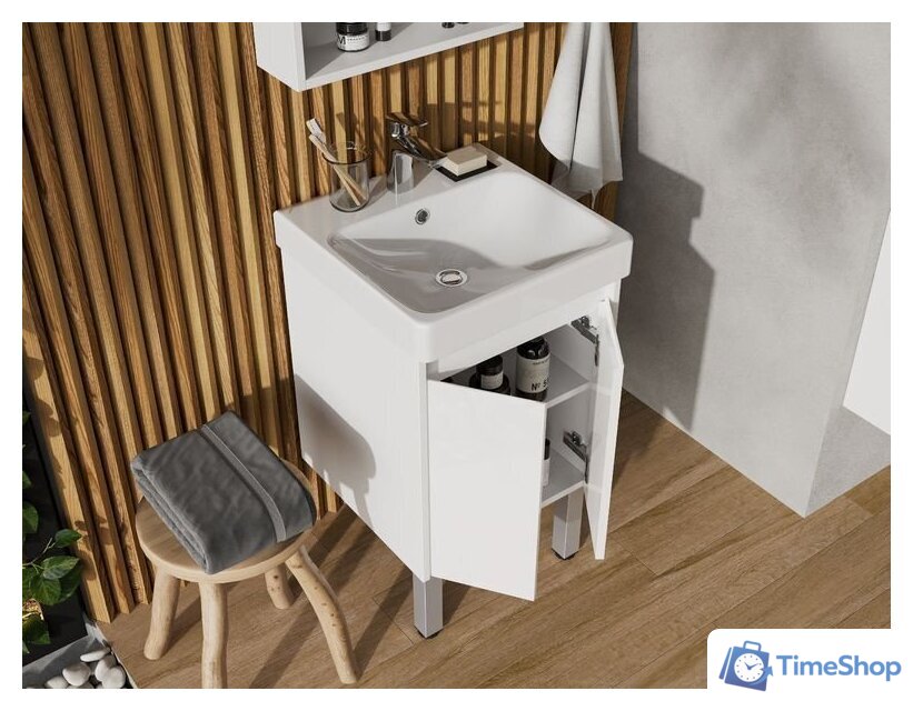  Акватон Тумба под умывальник Сканди Doors 45 1A278701SD010 (белый) - Изображение №7 — Интернет-магазин Time-Shop