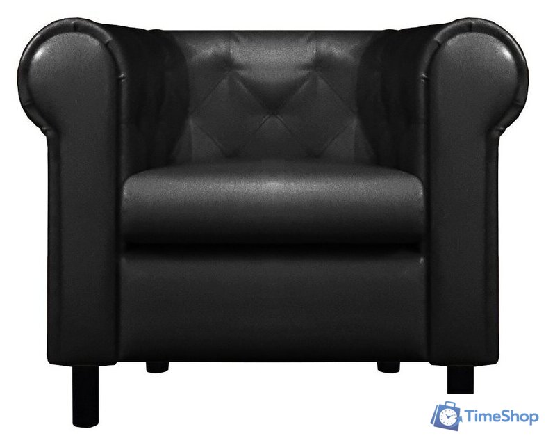 Интерьерное кресло Brioli Винчестер (L22/черный) - Изображение №1 — Интернет-магазин Time-Shop