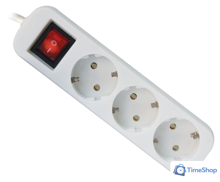 Удлинитель Defender S330 [99234] - Изображение №1 — Интернет-магазин Time-Shop