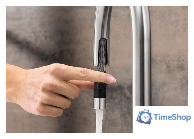 Смеситель Blanco Candor-S 523121 (нержавеющая сталь) - Изображение №2 — Интернет-магазин Time-Shop