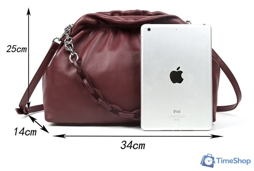 Женская сумка Mironpan 63020 (темно-красный) - Изображение №10 — Интернет-магазин Time-Shop