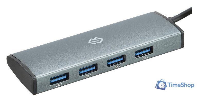 USB-хаб Digma HUB-4U3.0-UC-G - Изображение №1 — Интернет-магазин Time-Shop
