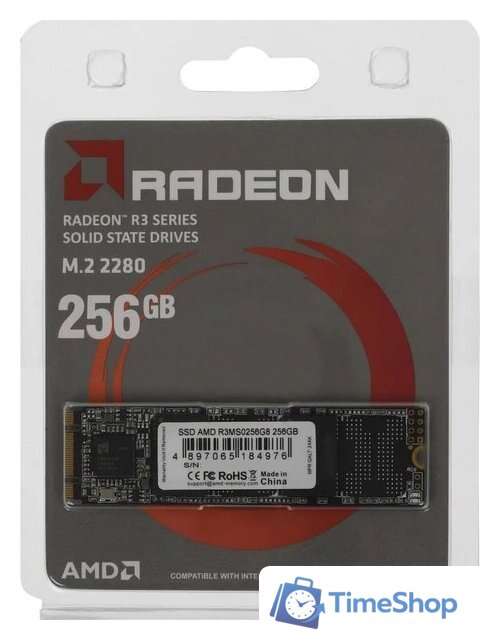 SSD AMD Radeon R3 256GB R3MS0256G8 - Изображение №3 — Интернет-магазин Time-Shop