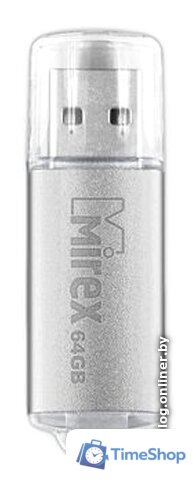 USB Flash Mirex Unit Silver 64GB [13600-FMUUSI64] - Изображение №1 — Интернет-магазин Time-Shop