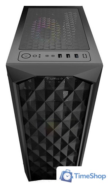 Корпус Powercase Diamond Mesh LED - Изображение №3 — Интернет-магазин Time-Shop