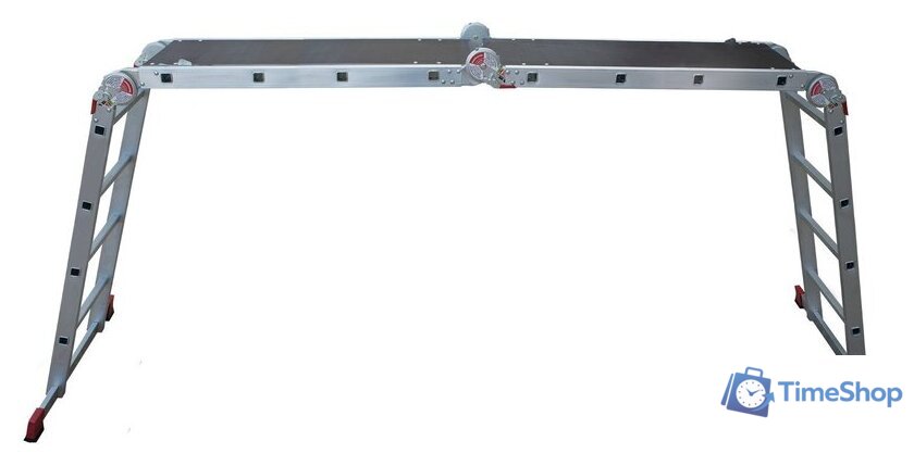 Лестница-трансформер Новая высота NV 333 с помостом профессиональная 4x4 ступени - Изображение №3 — Интернет-магазин Time-Shop