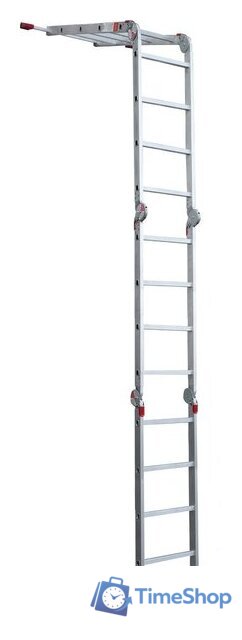 Лестница-трансформер Новая высота NV 333 с помостом профессиональная 4x4 ступени - Изображение №6 — Интернет-магазин Time-Shop