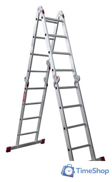 Лестница-трансформер Новая высота NV 333 с помостом профессиональная 4x4 ступени - Изображение №7 — Интернет-магазин Time-Shop