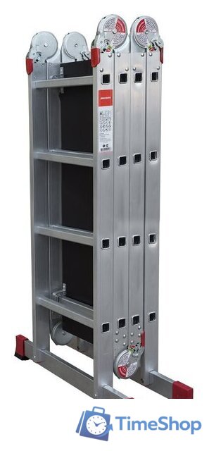 Лестница-трансформер Новая высота NV 333 с помостом профессиональная 4x4 ступени - Изображение №8 — Интернет-магазин Time-Shop