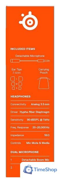 Наушники SteelSeries TUSQ - Изображение №11 — Интернет-магазин Time-Shop