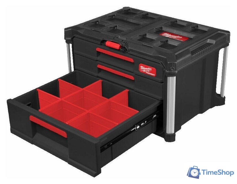 Ящик для инструментов Milwaukee PackOut 4932493190 - Изображение №4 — Интернет-магазин Time-Shop