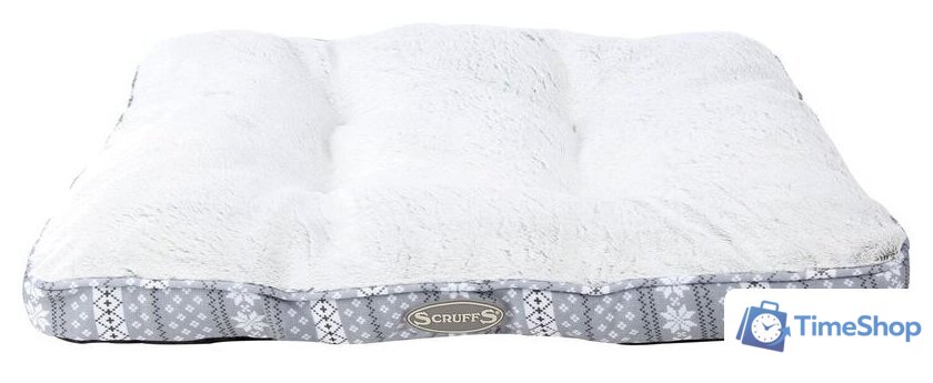 Лежак Scruffs Manhattan 660689 (бело-серый) - Изображение №1 — Интернет-магазин Time-Shop