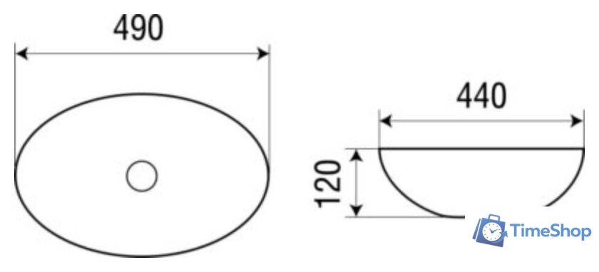 Умывальник WeltWasser Elbach 1025 - Изображение №3 — Интернет-магазин Time-Shop