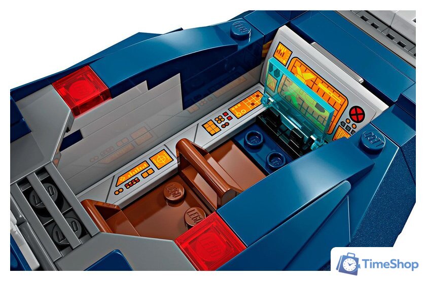 Конструктор LEGO Marvel Super Heroes 76281 Истребитель X-Jet Людей Икс - Изображение №6 — Интернет-магазин Time-Shop