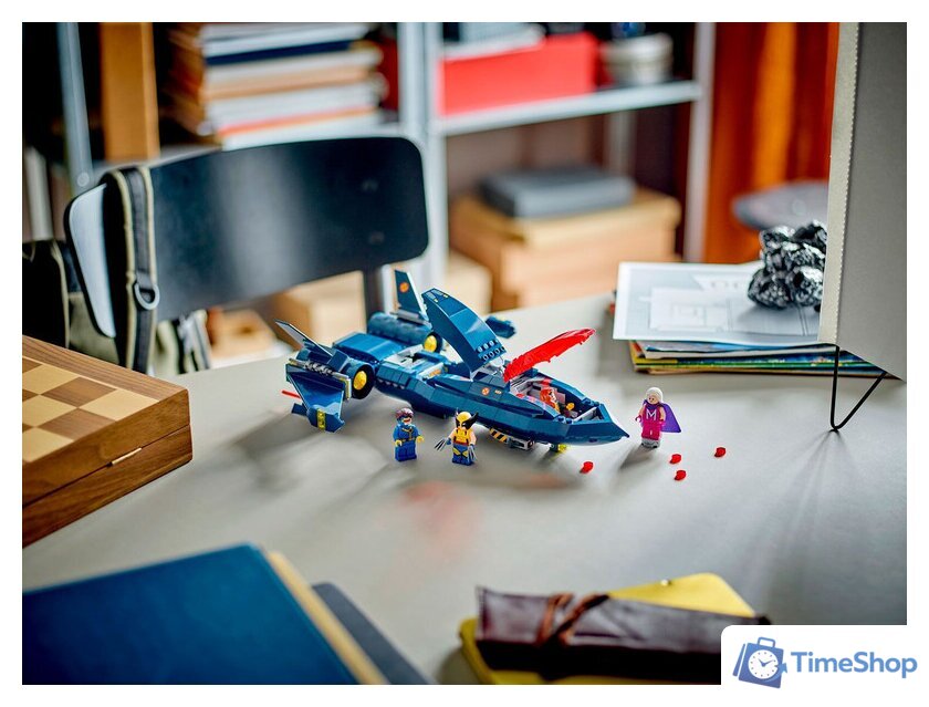 Конструктор LEGO Marvel Super Heroes 76281 Истребитель X-Jet Людей Икс - Изображение №10 — Интернет-магазин Time-Shop