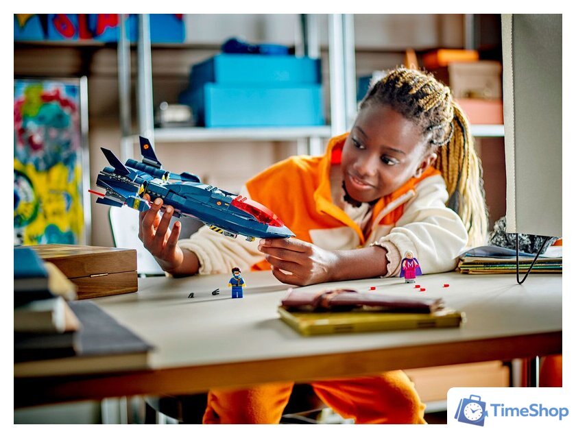 Конструктор LEGO Marvel Super Heroes 76281 Истребитель X-Jet Людей Икс - Изображение №9 — Интернет-магазин Time-Shop