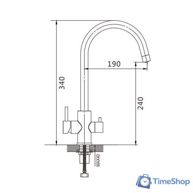 Смеситель Shevanik S128G - Изображение №24 — Интернет-магазин Time-Shop