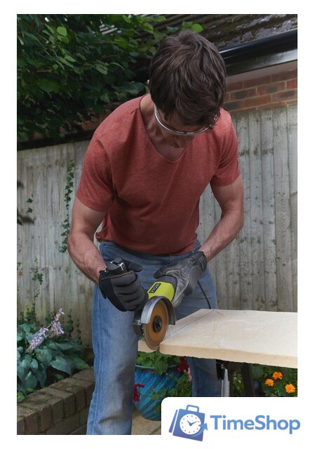 Угловая шлифмашина Ryobi RAG800-125S [5133002493] - Изображение №8 — Интернет-магазин Time-Shop