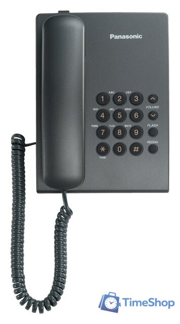 Проводной телефон Panasonic KX-TS2350RUB (черный) - Изображение №7 — Интернет-магазин Time-Shop