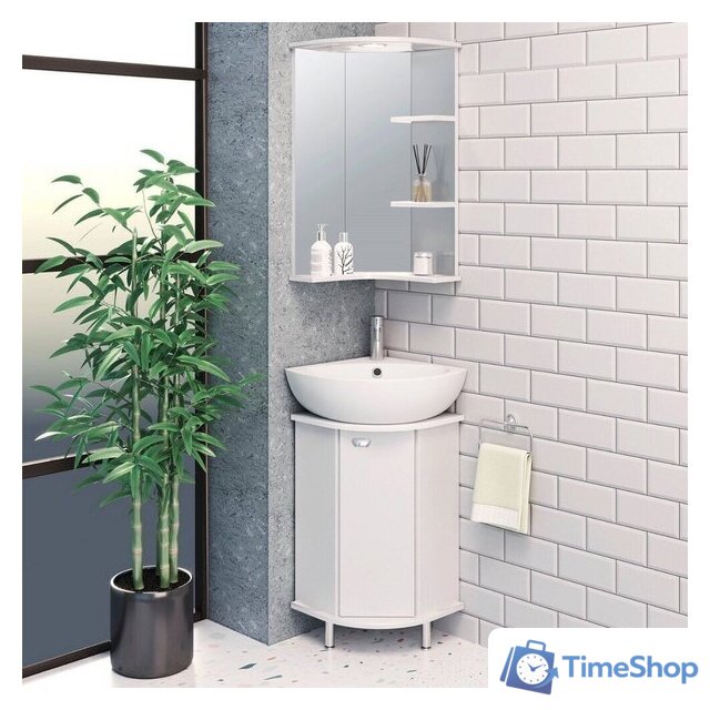  Runo Тумба под умывальник Браво 40 угловая (напольная) - Изображение №3 — Интернет-магазин Time-Shop