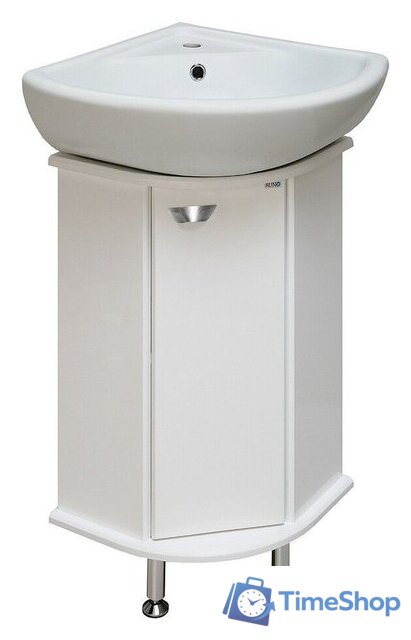  Runo Тумба под умывальник Браво 40 угловая (напольная) - Изображение №1 — Интернет-магазин Time-Shop