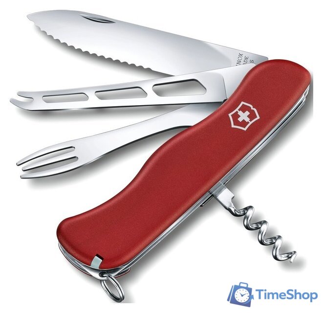 Складной нож Victorinox Cheese Master 0.8313.W (красный) - Изображение №1 — Интернет-магазин Time-Shop