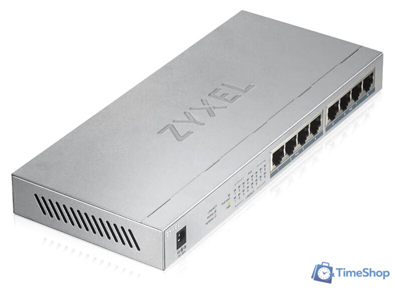Неуправляемый коммутатор Zyxel GS1008HP - Изображение №4 — Интернет-магазин Time-Shop