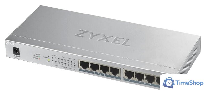 Неуправляемый коммутатор Zyxel GS1008HP - Изображение №1 — Интернет-магазин Time-Shop