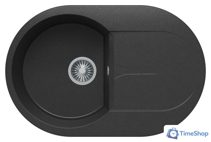 Кухонная мойка Polygran Atol-760 (черный 16) - Изображение №1 — Интернет-магазин Time-Shop