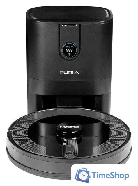 Робот-пылесос Puron PR12 Pro (черный) - Изображение №1 — Интернет-магазин Time-Shop