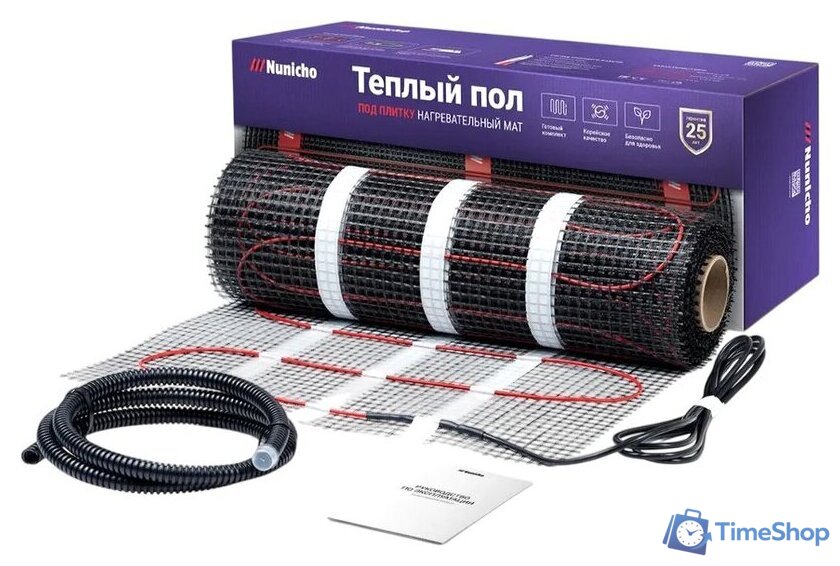 Нагревательный мат Nunicho Etalon SHP 2250Вт с терморегулятором RТС 70.26 (15.0м2) - Изображение №1 — Интернет-магазин Time-Shop