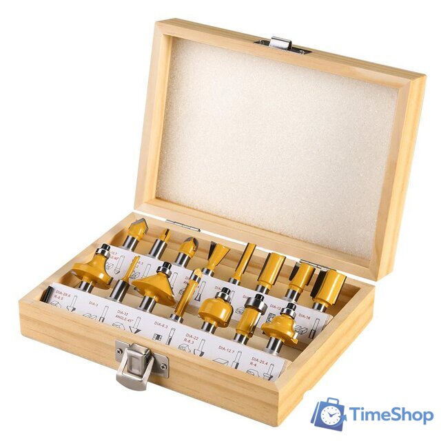 Набор фрез Deko DH16 (16 предметов) - Изображение №1 — Интернет-магазин Time-Shop