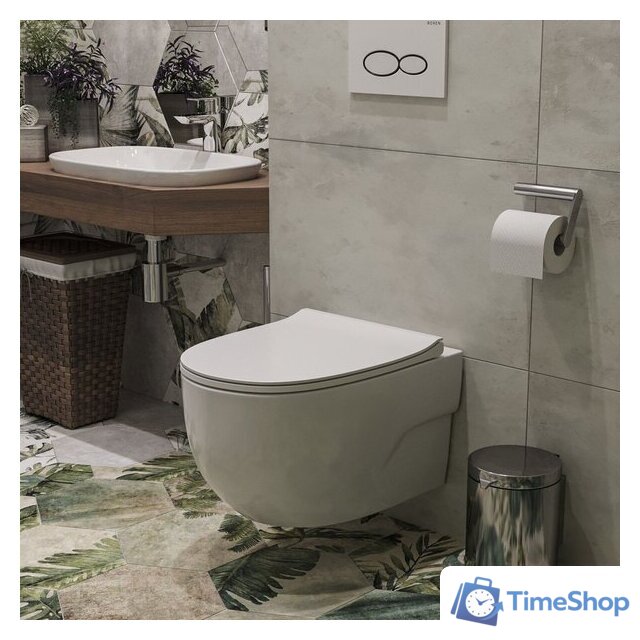 Унитаз подвесной Roxen Porto 530155-01 Rimless Soft Close - Изображение №3 — Интернет-магазин Time-Shop