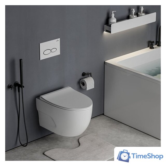 Унитаз подвесной Roxen Porto 530155-01 Rimless Soft Close - Изображение №14 — Интернет-магазин Time-Shop