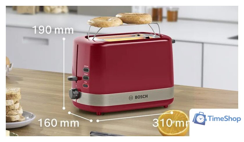 Тостер Bosch TAT6A514 - Изображение №9 — Интернет-магазин Time-Shop