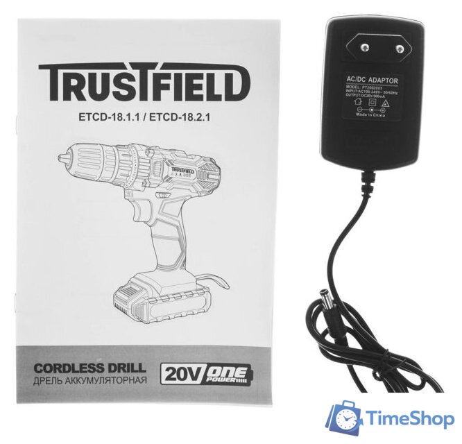 Дрель-шуруповерт Trustfield ETCD-18.1.1 (с 1-им АКБ) - Изображение №7 — Интернет-магазин Time-Shop