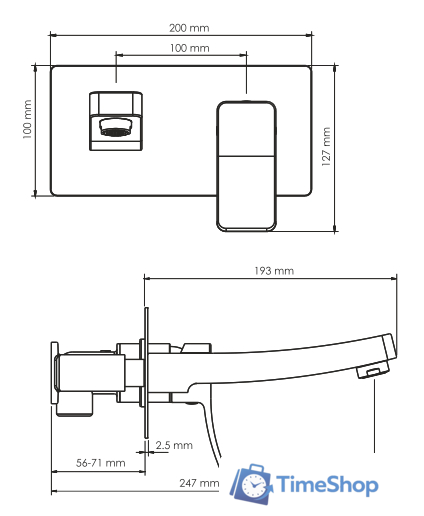 Смеситель Wasserkraft Aller 10630 - Изображение №2 — Интернет-магазин Time-Shop